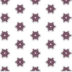 Elegant Ornamental Vector Background Seamless Symmetry Design for Print and Digital Use