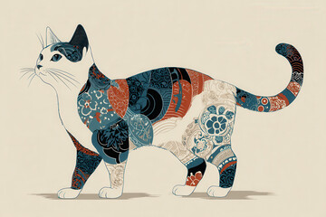 浮世絵（Ukiyo-e）／猫	
