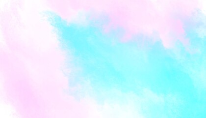 Abstract pastel cloud shapes