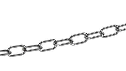 Obraz premium chain isolated on white