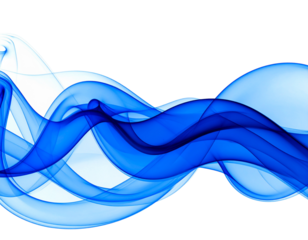 abstract blue waves