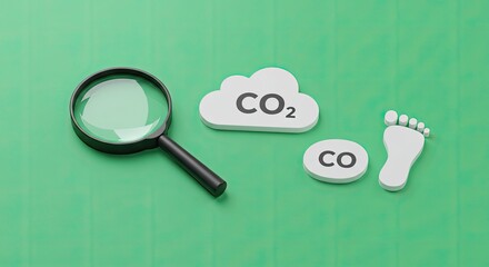 Examining CO2 emissions, footprint, and climate change