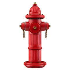 Fototapeta premium Red fire hydrant studio shot
