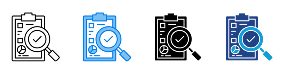 Compliance icon set multiple style collection