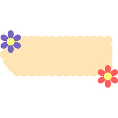 Cute Sticky Notes Memo Element