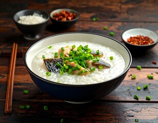 pork and century egg porridge