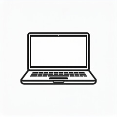 Fototapeta premium modern laptop computer