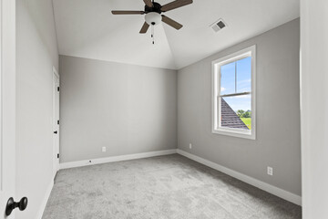 Bright living room interior in modern apartment with large windows
Clean white kitchen with stainless appliances in contemporary condo