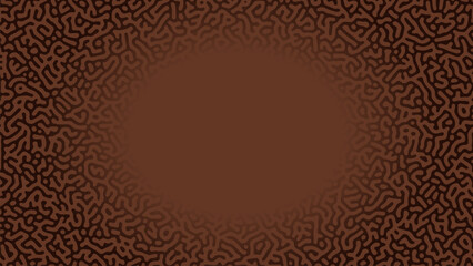 Espresso - Milk Chocolate Radial Gradient Abstract Background with Copy Space for Wallpaper, Poster, Greeting Card Background