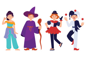 group of people in traditional costume