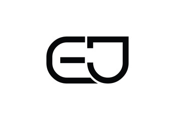 EJ Minimalist and Clean Logo Design for Modern Brands.