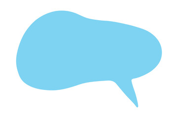 Hand drawn speech bubble Blank empty message box Textbox frame for banners, price tags, stickers, design