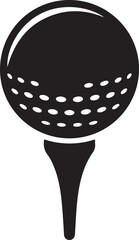 golf ball on tee