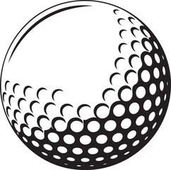 golf ball vector design