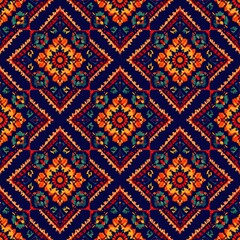 Colorful Geometric Textile Pattern Design (4)