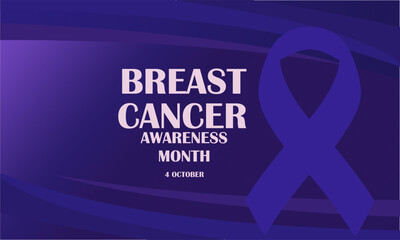 A beautiful thematic card for breast cancer month