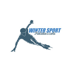 Palatazzoli logo design vector. Silhouette Palatazzoli Player Template Illustration