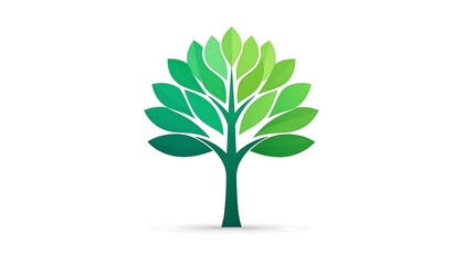 Abstract stylized tree graphic