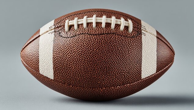 Close-up of a brown American football (2)