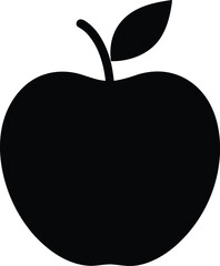 vector illustration of an apple icon