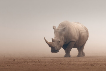 Obraz premium stunning portrait series featuring top animals set against clean minimalistic background with soft bokeh