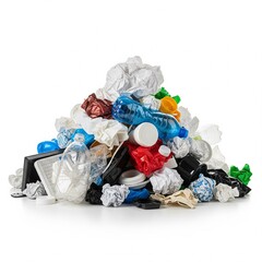 pile of garbage bags