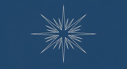 Fototapeta premium Download abstract starburst vector design graphic element on blue background for christmas card