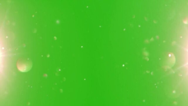 Glitter Wedding Overlay Green Screen | Sparkling Confetti, Celebration VFX Effect