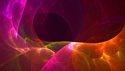 Abstract swirling fractal design