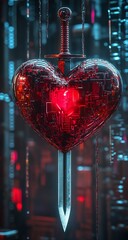 Cyber Heart with Pierced, and Digital City.