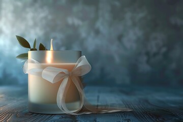  spa still life with candle 