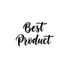Fototapeta premium Best product handwritten text isolated on transparent background