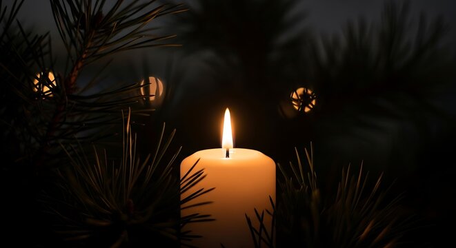 Candle light flame christmas decoration holiday celebration advent bright burning wax warmth dark 100 christmas day