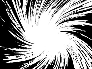 筆のタッチを使った汚れた質感のフレーム5