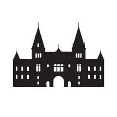 Obraz premium Rijksmuseum Amsterdam Silhouette Vector