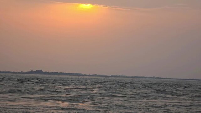 Indus River Massive Flood [Indus Flumen] 120fps Slow Motion 4K Footage