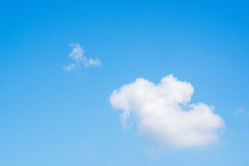Fototapeta premium 夏の空 澄んだ青空とフワフワの雲27
