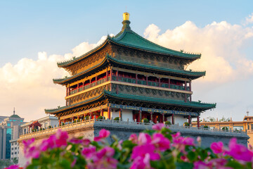 Fototapeta premium Xi'an Bell Tower, China