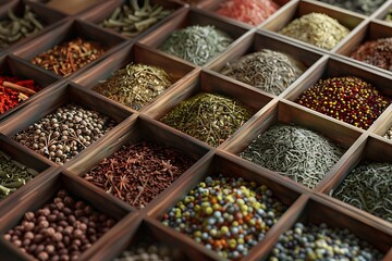 dried fruits and nuts in the market
