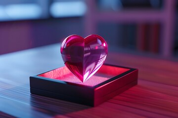 heart shaped gift box