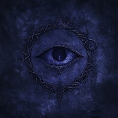 Dark Eye Mystic Symbol.