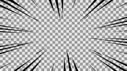 comic flash explosion tranparents backgound