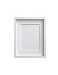 Empty white picture frame (1)