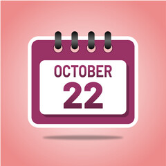 October 22 Daily Planner Design