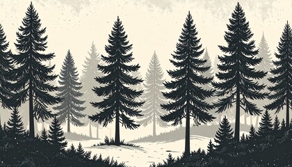 Obraz premium Minimalistic Nature-Inspired Patterns