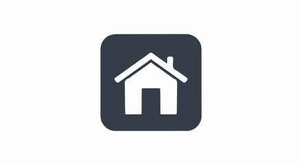 Fototapeta premium Icon vector home, logo home screen app