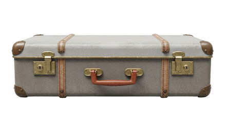 Isolated Vintage Suitcase