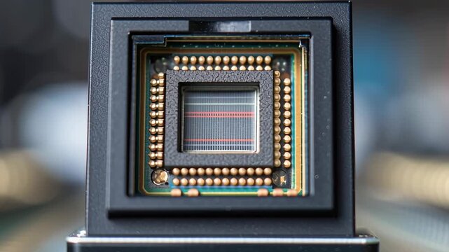 High resolution images showcase intricate details of semiconductor components, camera sensors, and microchips manufacturing electronics