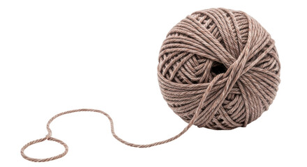 Isolated Ball Of Yarn