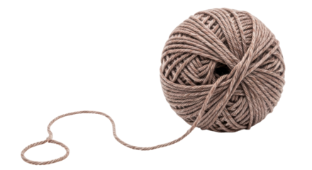 Isolated Ball Of Yarn